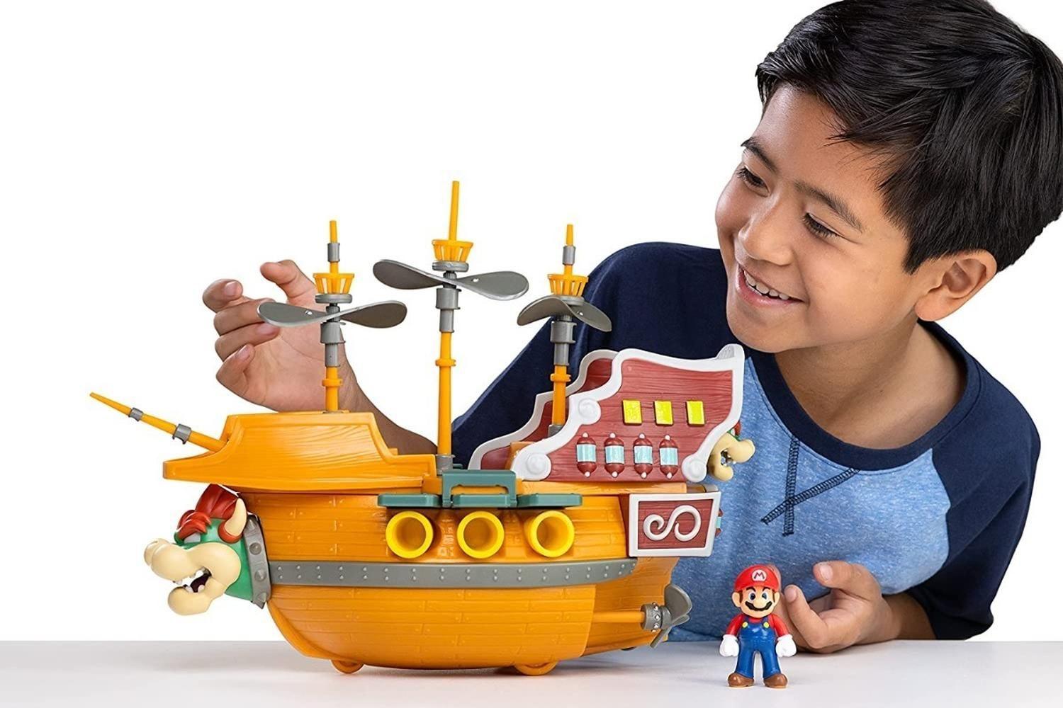 Super Mario- Deluxe Bowser's Airship Playset - Nintendo-5