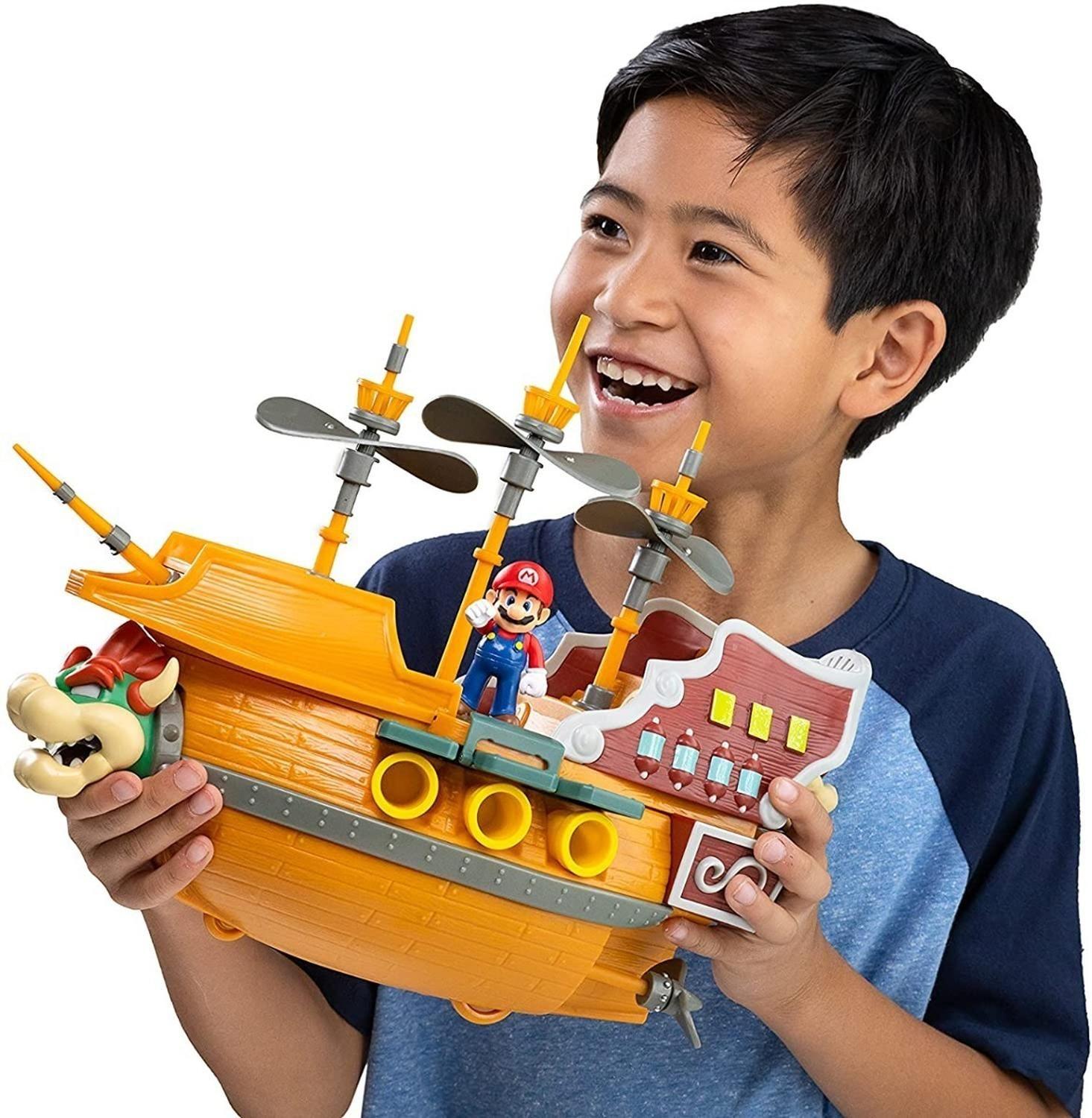 Super Mario- Deluxe Bowser's Airship Playset - Nintendo-6