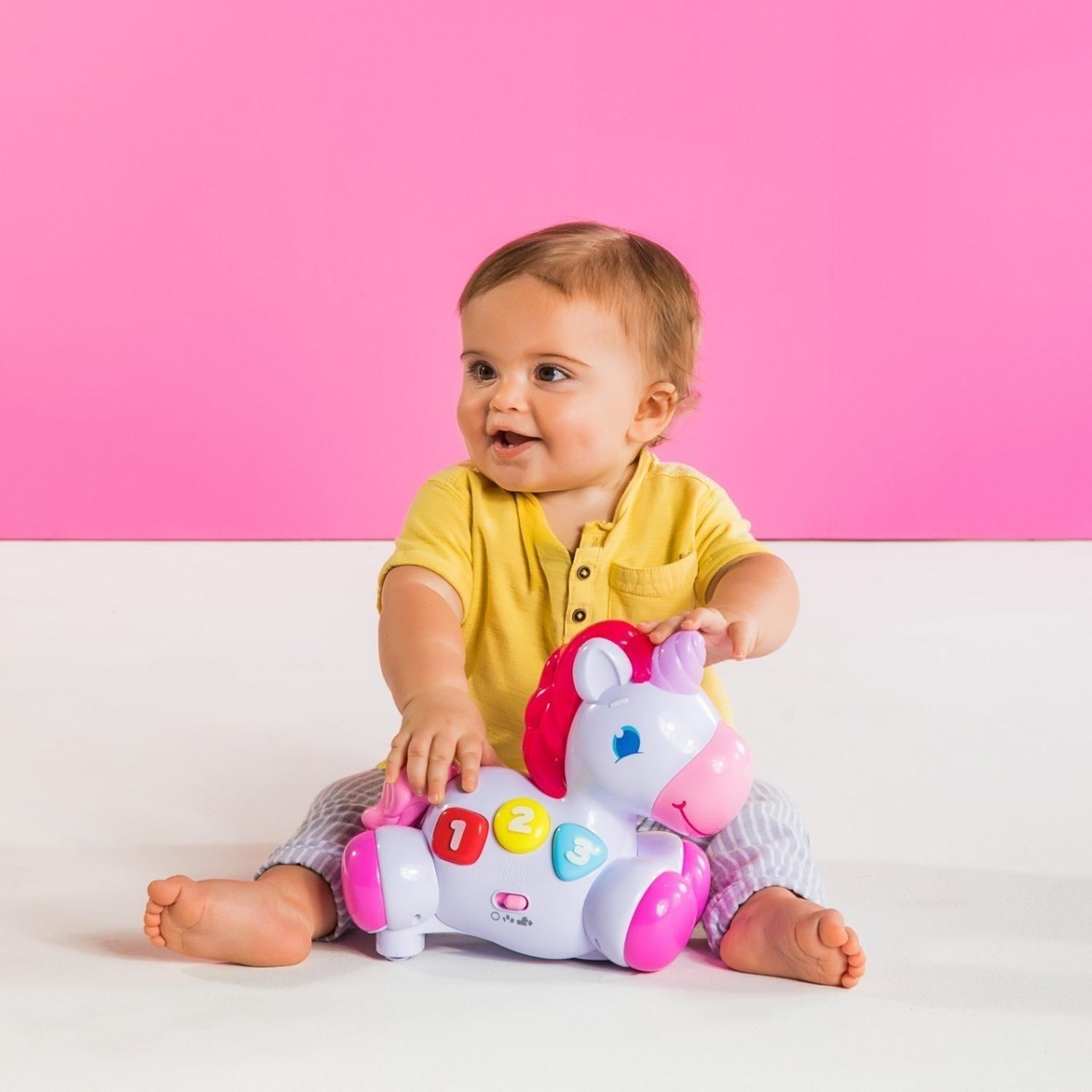 Juguete Interactivo Bright Starts - Unicorn Rock & Glow-2