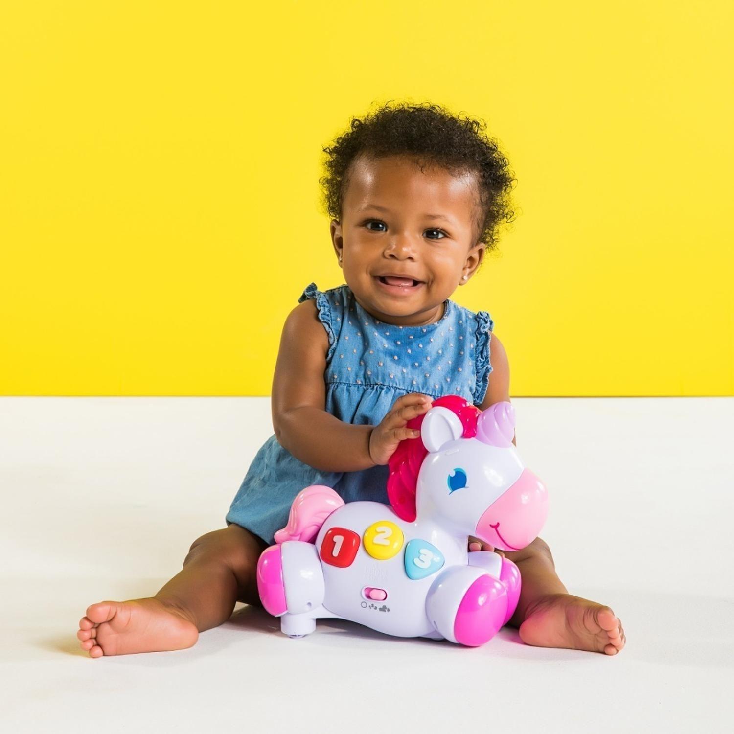 Juguete Interactivo Bright Starts - Unicorn Rock & Glow-3