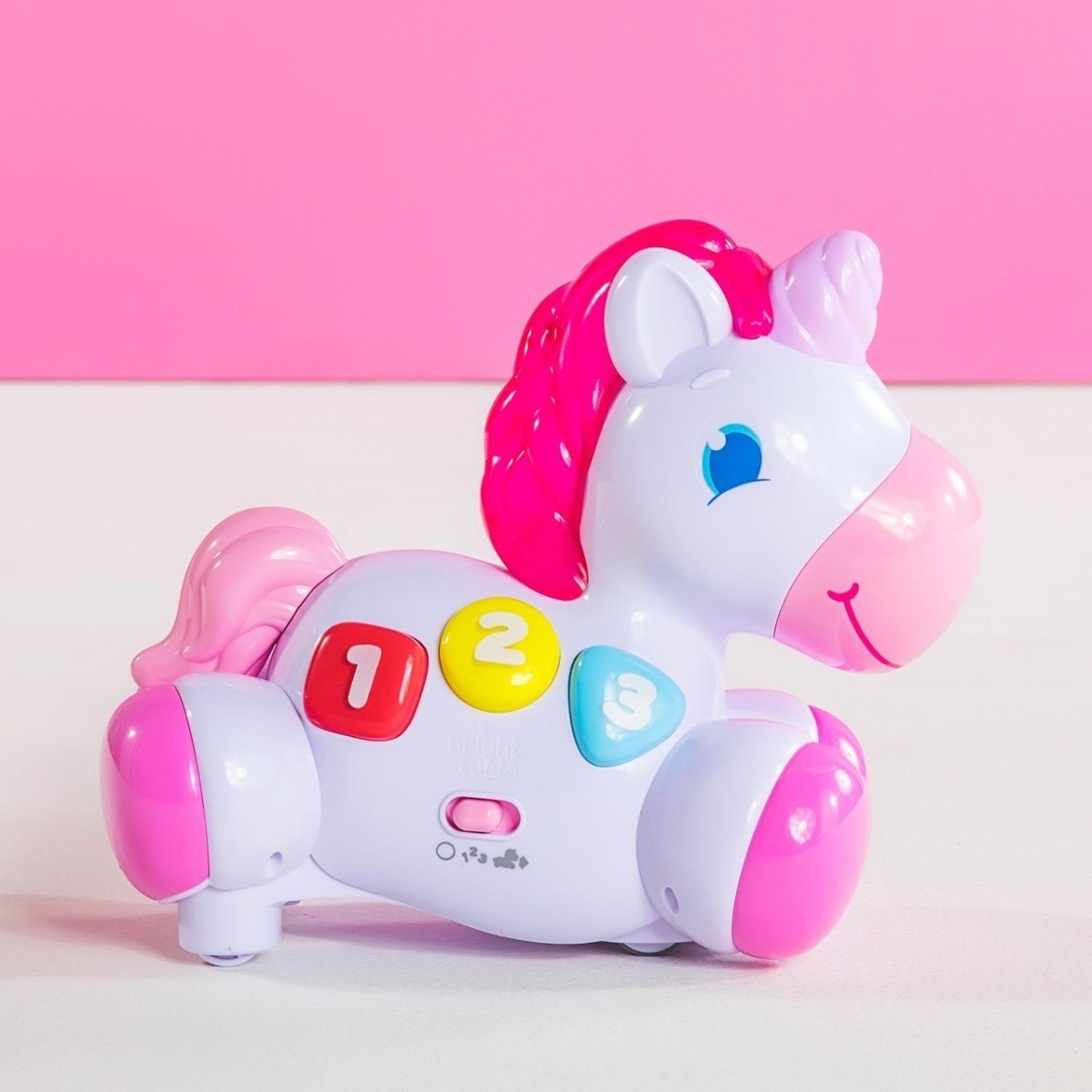 Juguete Interactivo Bright Starts - Unicorn Rock & Glow-5