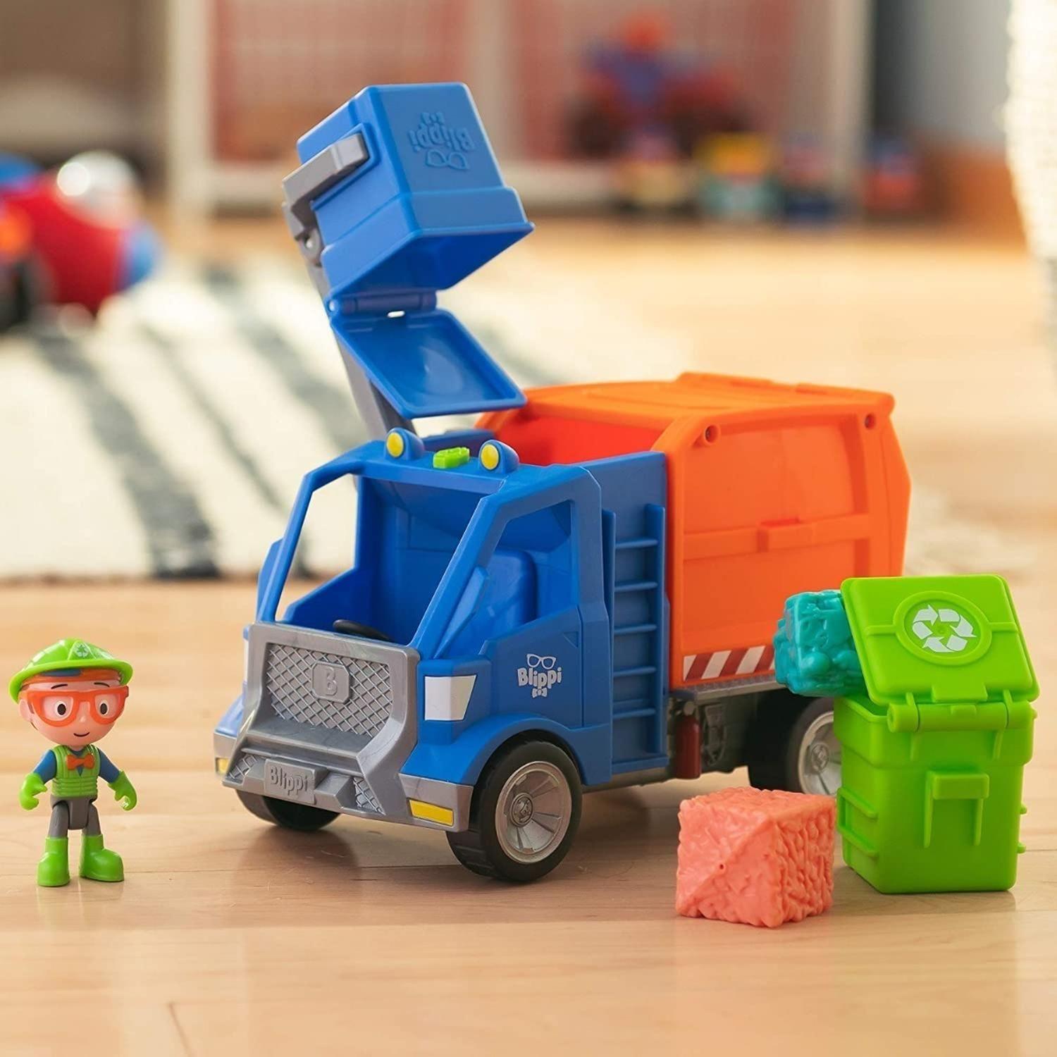 Blippi Camión De Reciclaje Incluye Una Figura Exclusiva-7