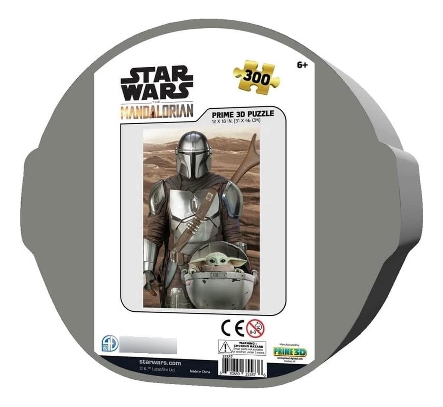 Puzzle 3d De 300 Piezas En Lata Con Forma The Mandalorian-2