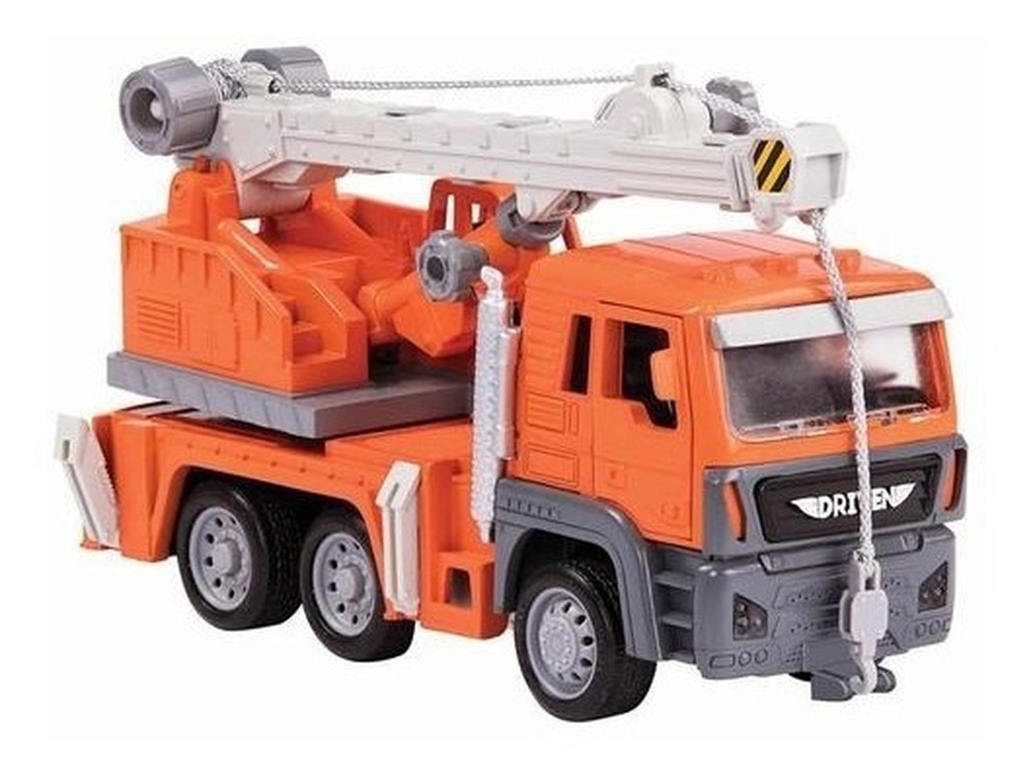 Set Construcción Incluye Grúa Con Luz Y Sonido - Driven-2