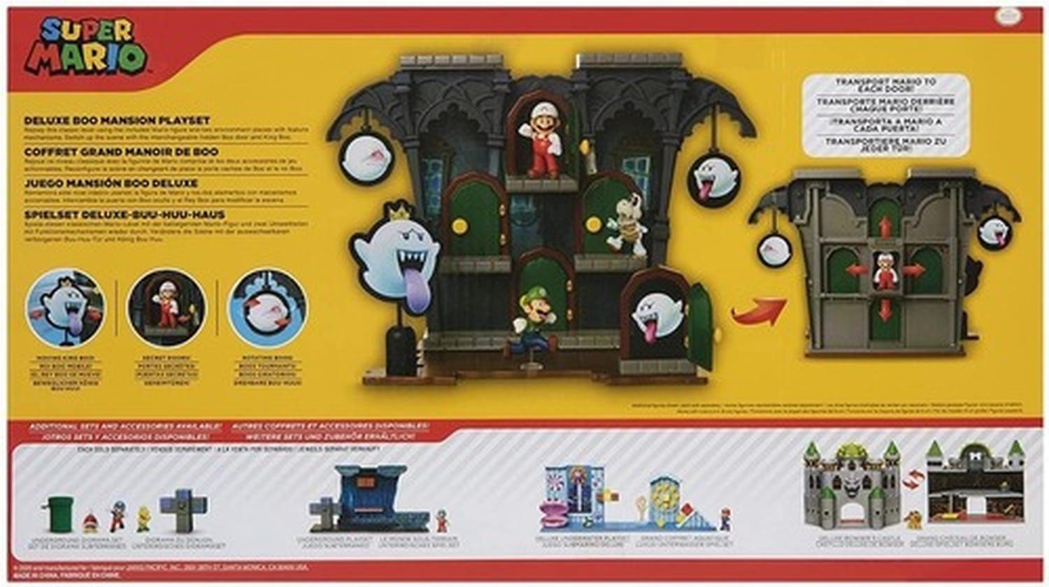 Super Mario - Deluxe Boo Mansión Set Con Accesorios-3