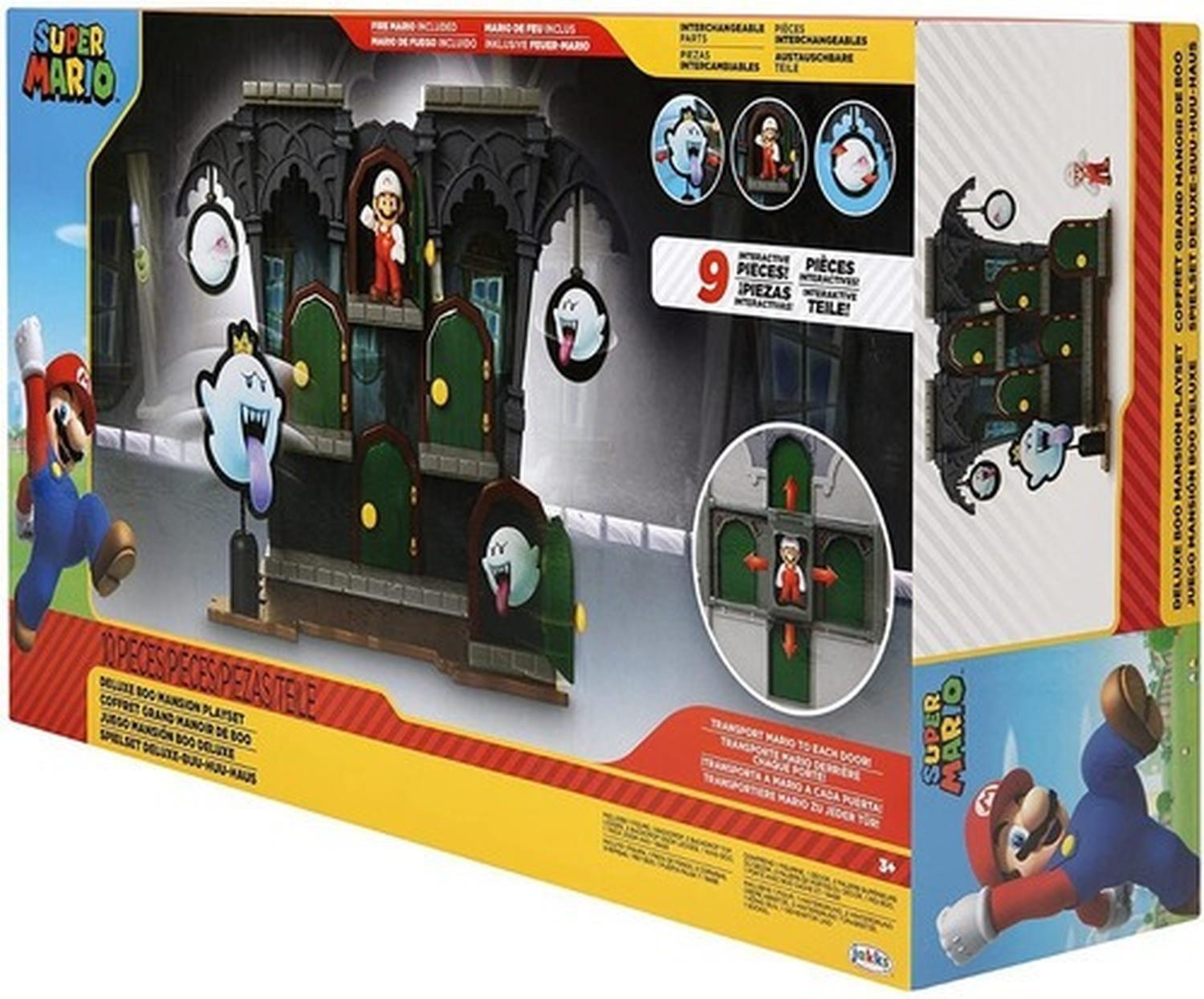 Super Mario - Deluxe Boo Mansión Set Con Accesorios-4
