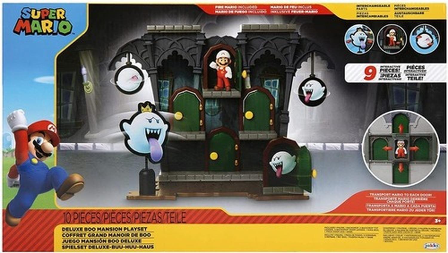 Super Mario - Deluxe Boo Mansión Set Con Accesorios-5