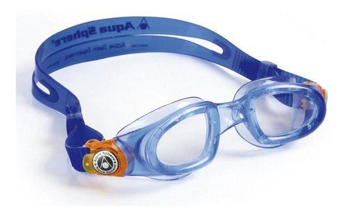 Lente Natacion Moby Kid Blue/orange Lente Transparente 16789-2