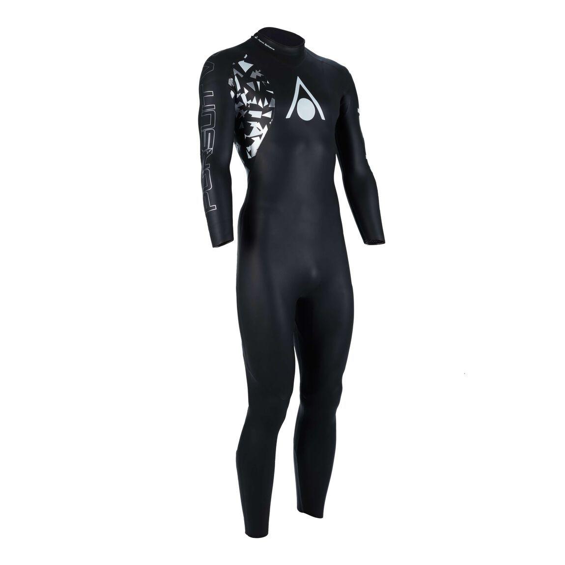 Traje De Agua Natacion Pursuit V3 Hombre Negro/blanco-1