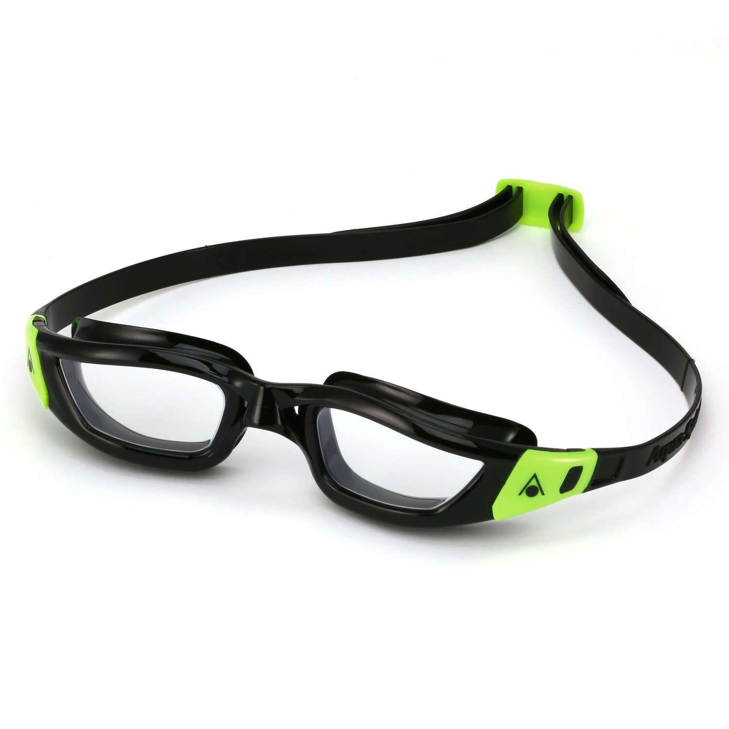 Lente Natacion Kameleon Black/lime Lente Transparente 183020-2