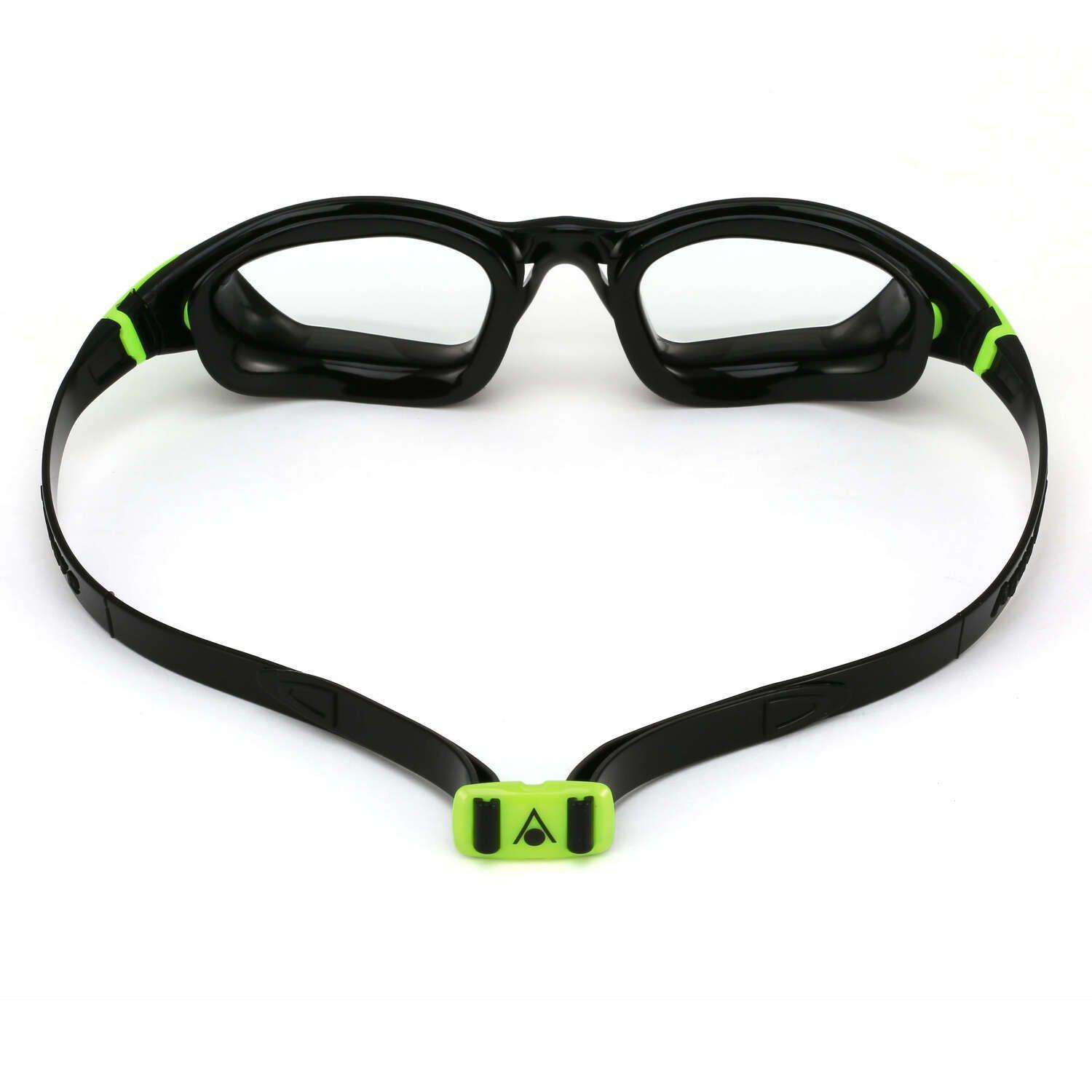 Lente Natacion Kameleon Black/lime Lente Transparente 183020-3