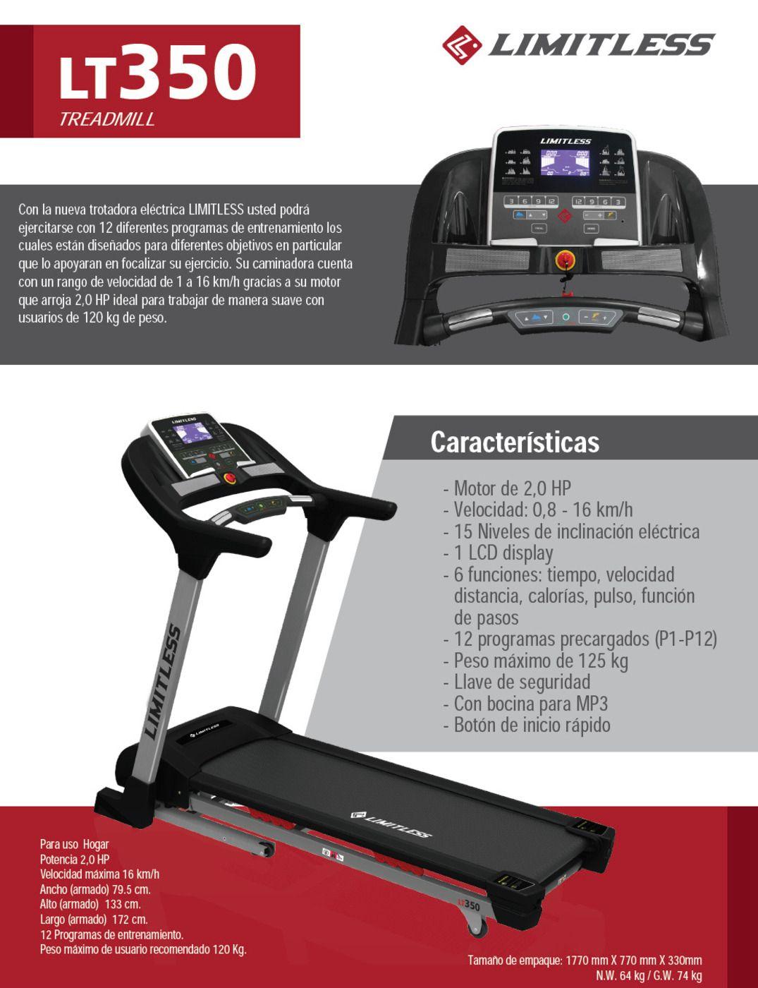 Limitless Lt-350 - Trotadora Electrónica-5