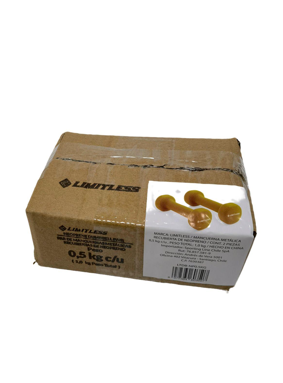 Par De Mancuernas Neopreno 0.5 Kg Limitless-2