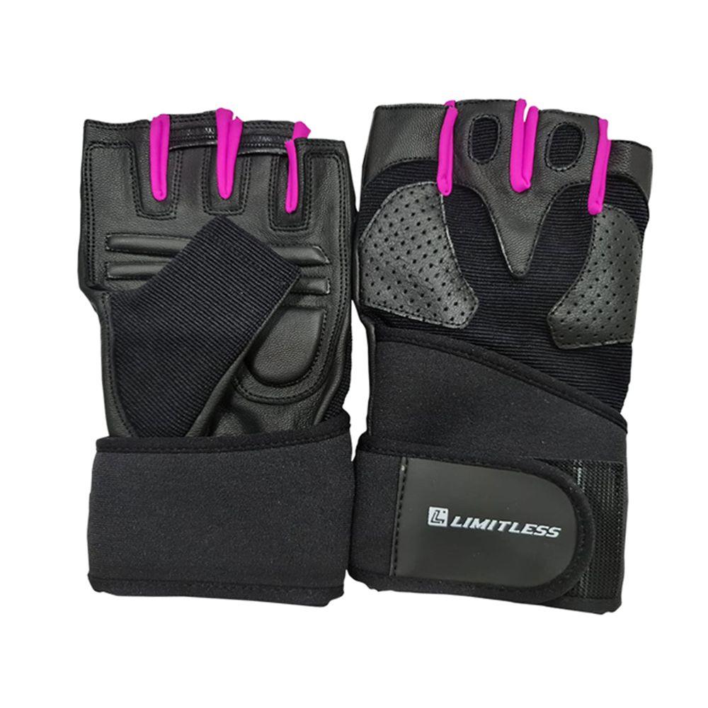 Guante Fitness Mujer Limitless Negro/fucsia-0