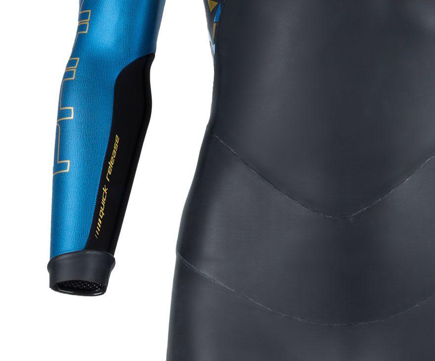 Traje De Agua Natacion Phantom V3 Hombre Negro/oro-5