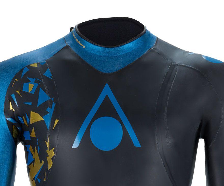 Traje De Agua Natacion Phantom V3 Hombre Negro/oro-4