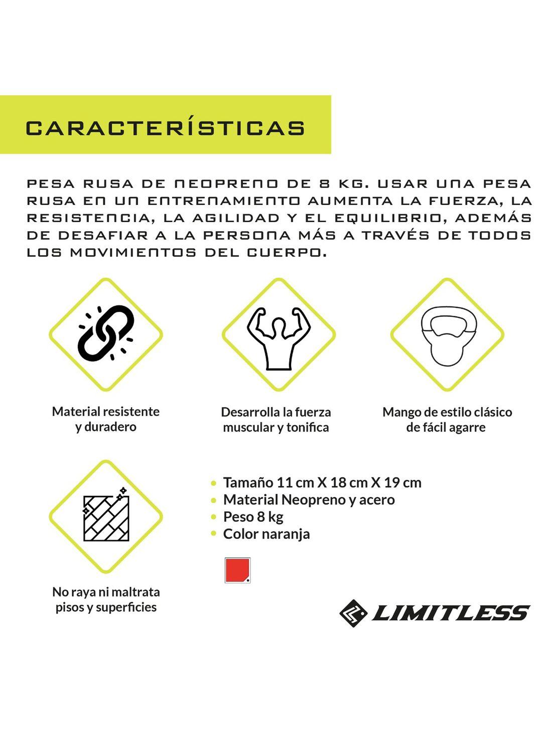 Limitless Pesa Rusa Neopreno 8 Kg-2
