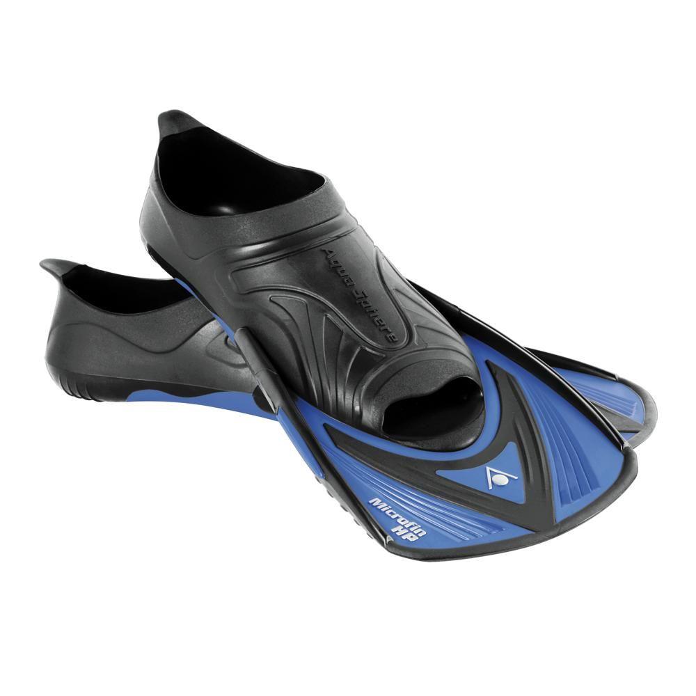 Aleta Natacion Aqua Sphere Microfin Hp Bk/bl 44/45-0