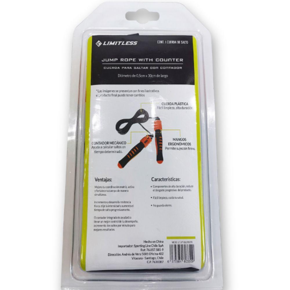Cuerda De Salto Con Manillas De Pvc Limitless-2