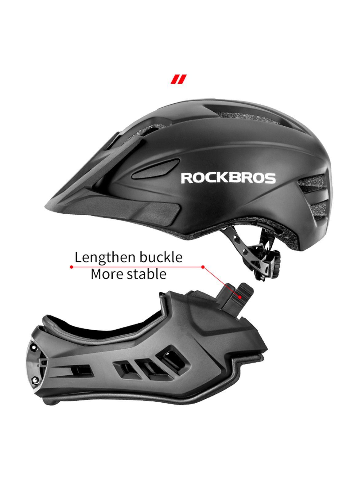 Casco integral desmontable bicicleta Niño TT-018-BK Rockbros-1