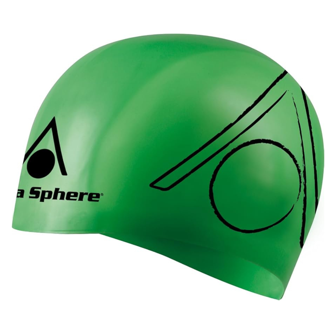 Gorra natacion silicona TRI SWIM CAP Verde-0