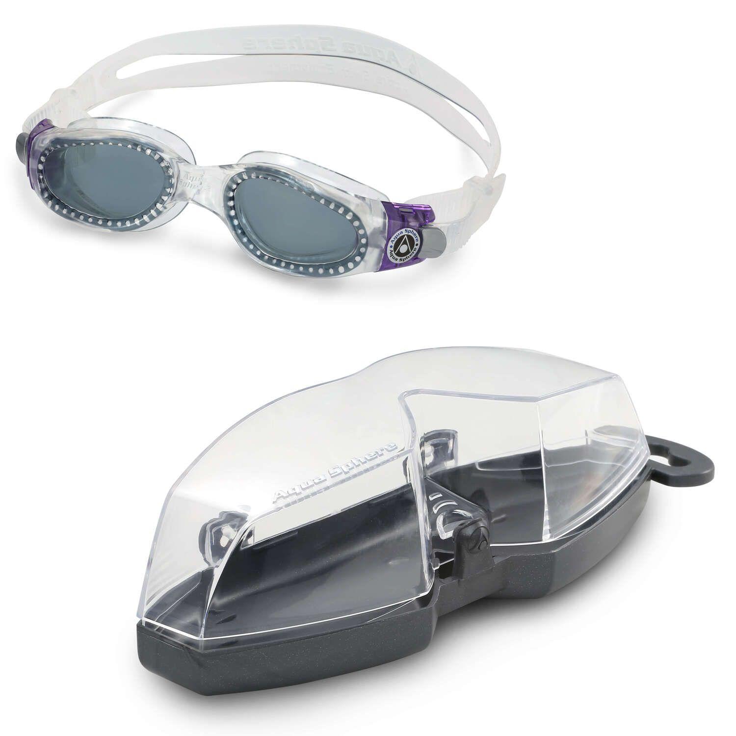 Lente Natacion Aqua Sphere Kaiman Lady Clear/purple Dk 17133-1