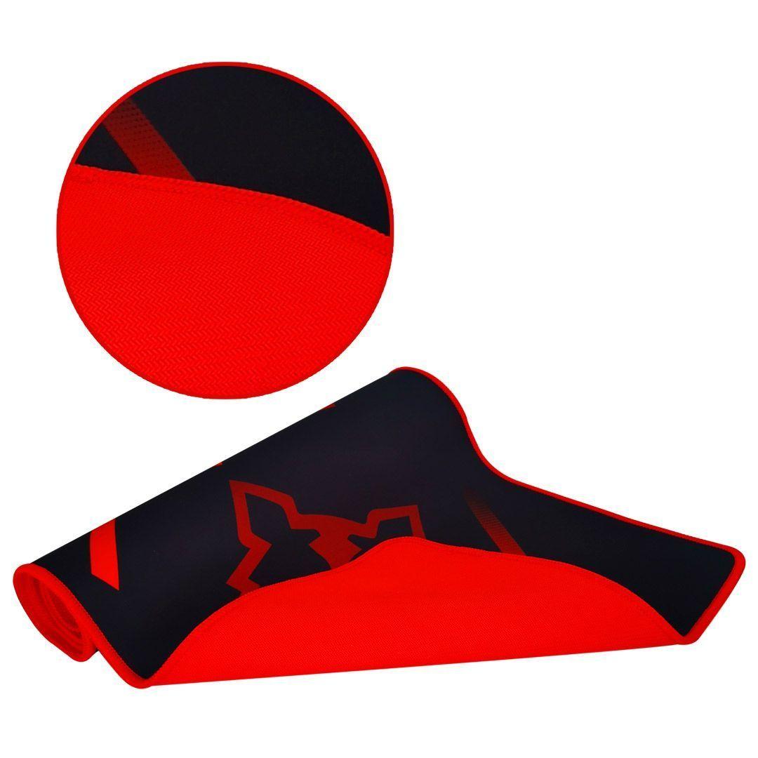 Mousepad Gamer Antideslizante XL TOGO 78 Negro Rojo 44cm x 35cm x 0.2cm-3