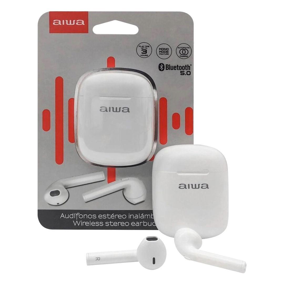 Audífonos Bluetooth V5.0 Inalámbricos / Aiwa Modelo AW-TWSD1-6