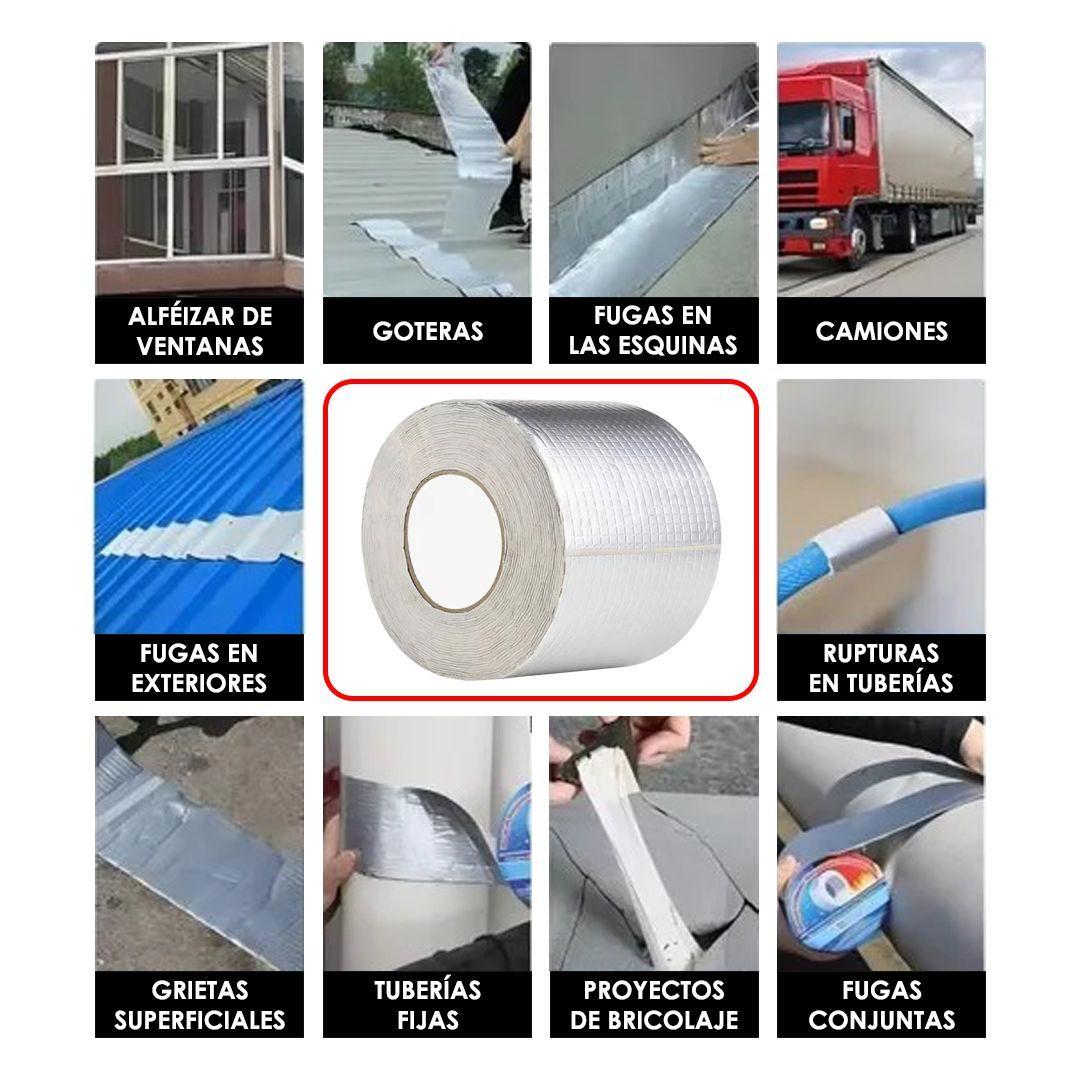 Cinta Tapagotera Impermeable de Butilo 100mm. x 5mts. / TGO-6