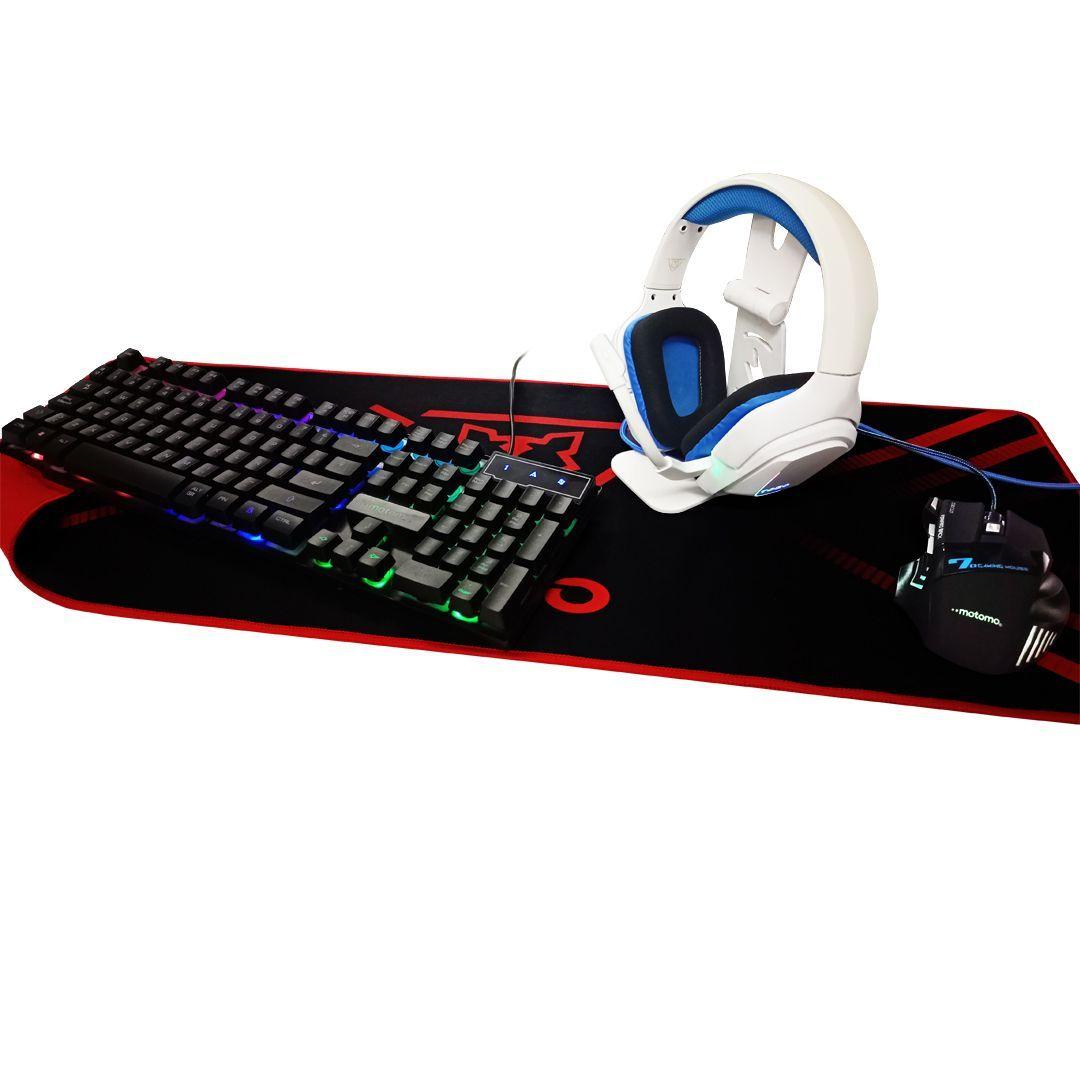 Kit Gamer RGB Togo Motomo  Audífonos + Mouse Pad + Teclado + Mouse-5