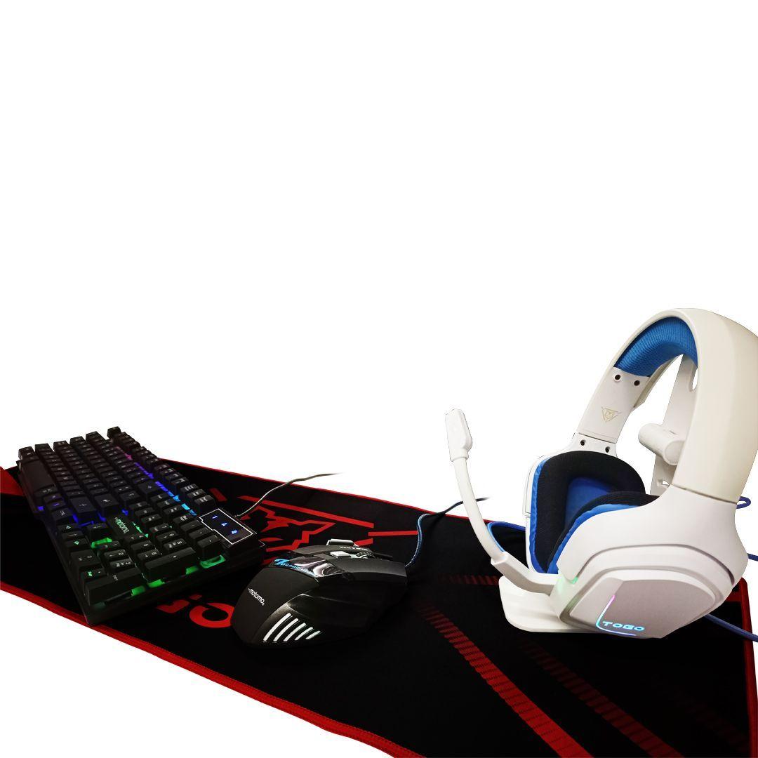 Kit Gamer RGB Togo Motomo  Audífonos + Mouse Pad + Teclado + Mouse-6