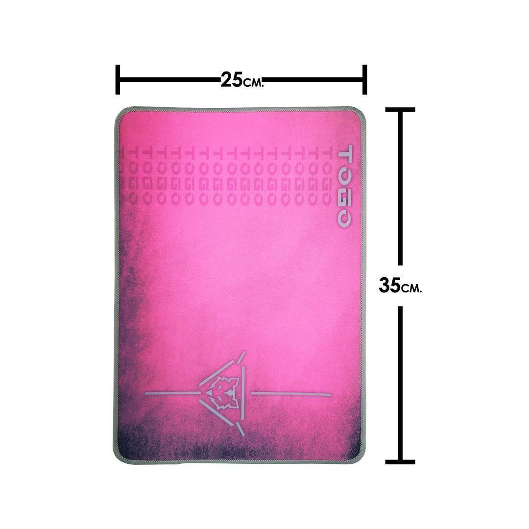 Mouse Pad Gamer Antideslizante TOGO 82 Rosado 35cm x 25cm x 0 2cm-4