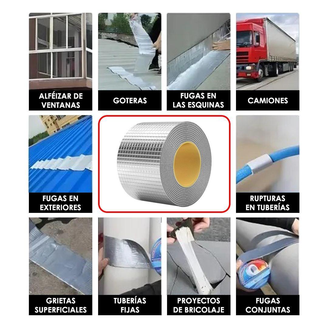 Cinta Tapagotera Impermeable de Butilo 75mm. x 5mts. / TGO-6