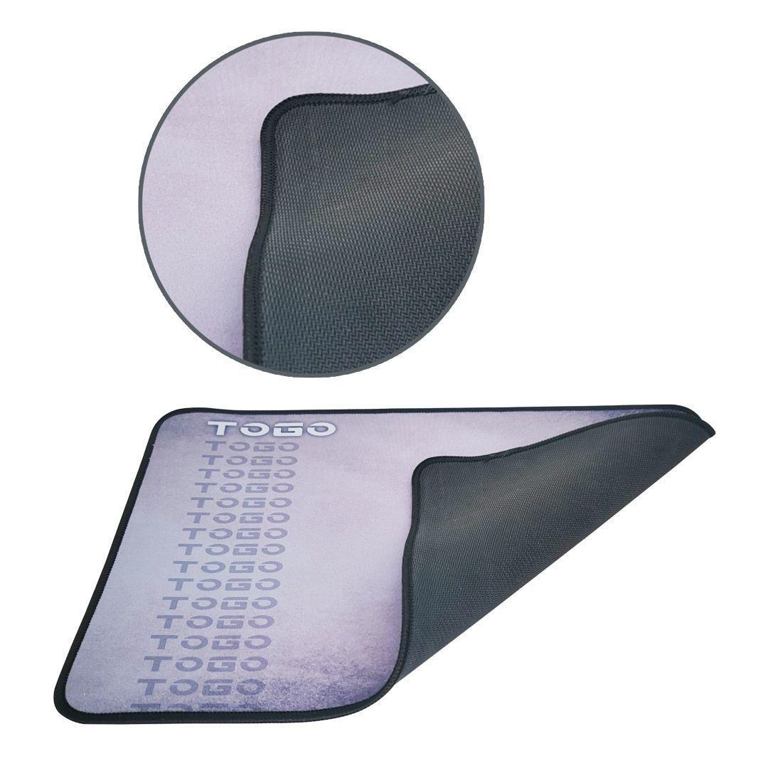 Mouse Pad Gamer Antideslizante TOGO 82 Gris 35cm x 25cm x 0 2cm-3