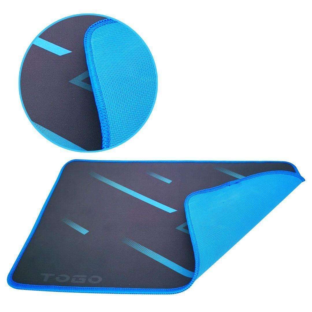 Mousepad Gamer Antideslizante TOGO 79 Negro Azul 35cm x 25cm x 0.2cm-2