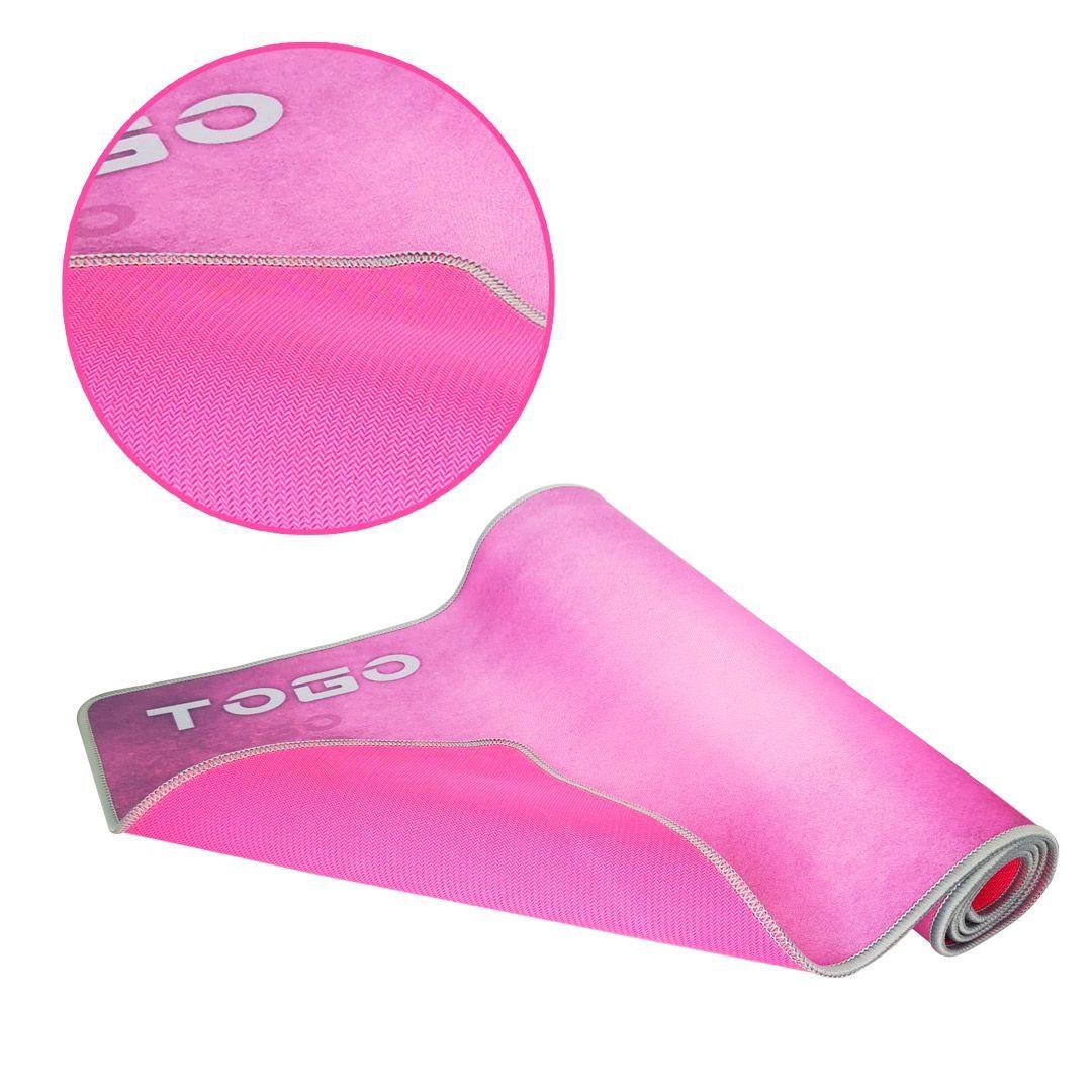 Mouse Pad Gamer Antideslizante Extendido TOGO 80 Rosa 80cm x 30cm x 0 2cm-3