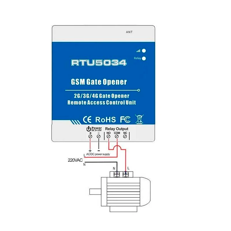 Control GSM Para Portones Eléctricos RTU5034 HOMOLOGADO-4