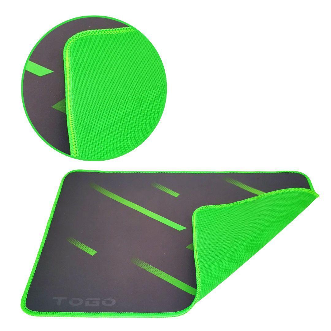 Mouse Pad Gamer Antideslizante TOGO 79 Verde 35cm x 25cm x 0 2cm-3