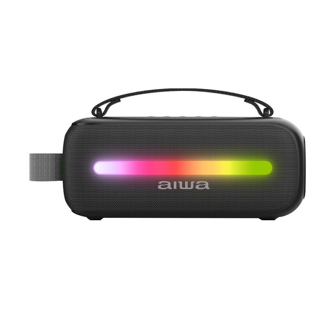 Parlante Portátil Bluetooth 12W Luz LED RGB / Aiwa AWSS40BT-1