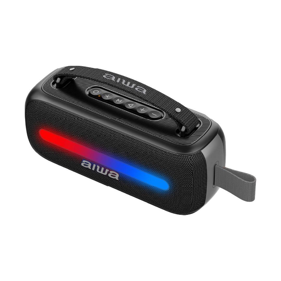 Parlante Portátil Bluetooth 12W Luz LED RGB / Aiwa AWSS40BT-2
