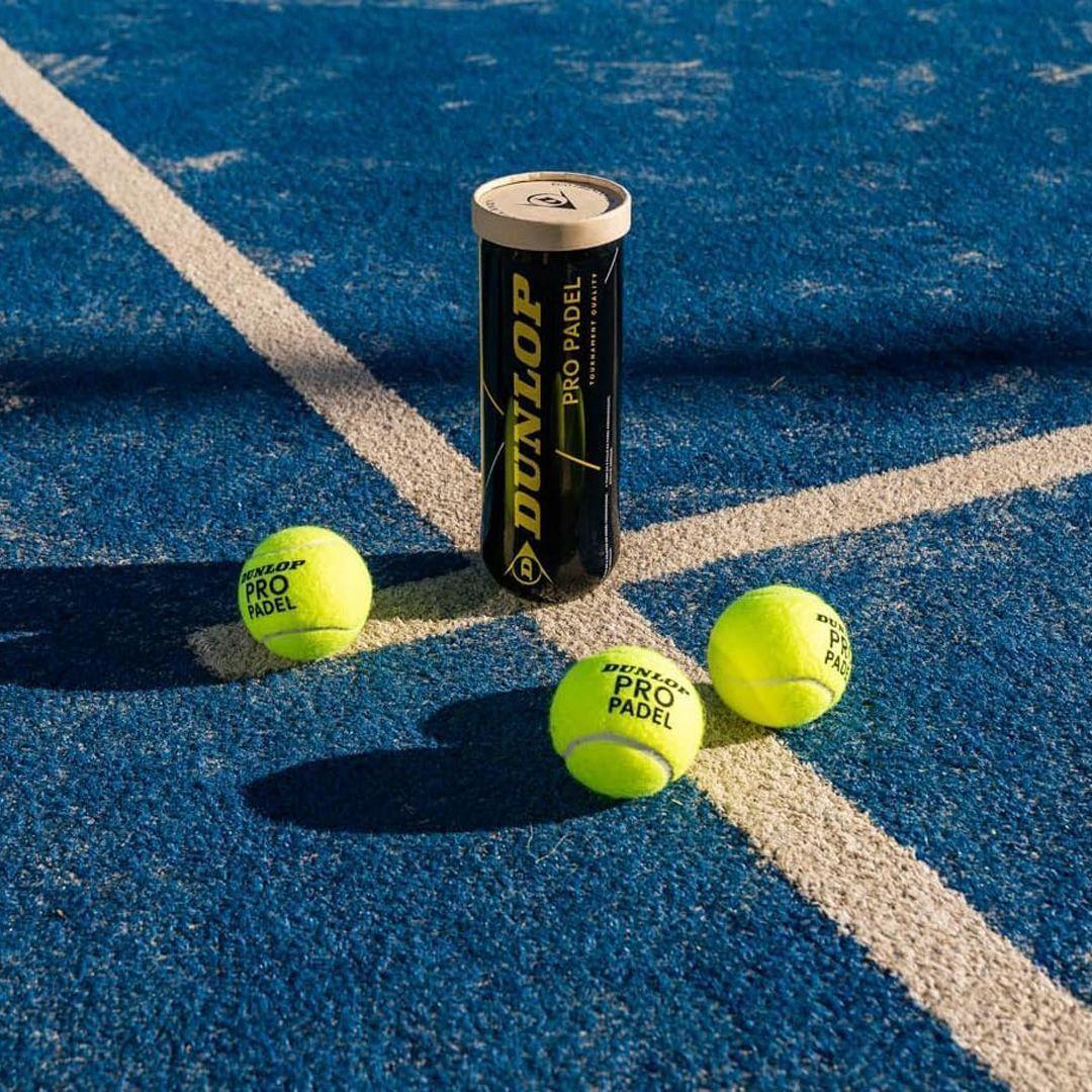 Frasco con 3 Pelotas Alta Calidad para Padel / Dunlop Pro Padel-6
