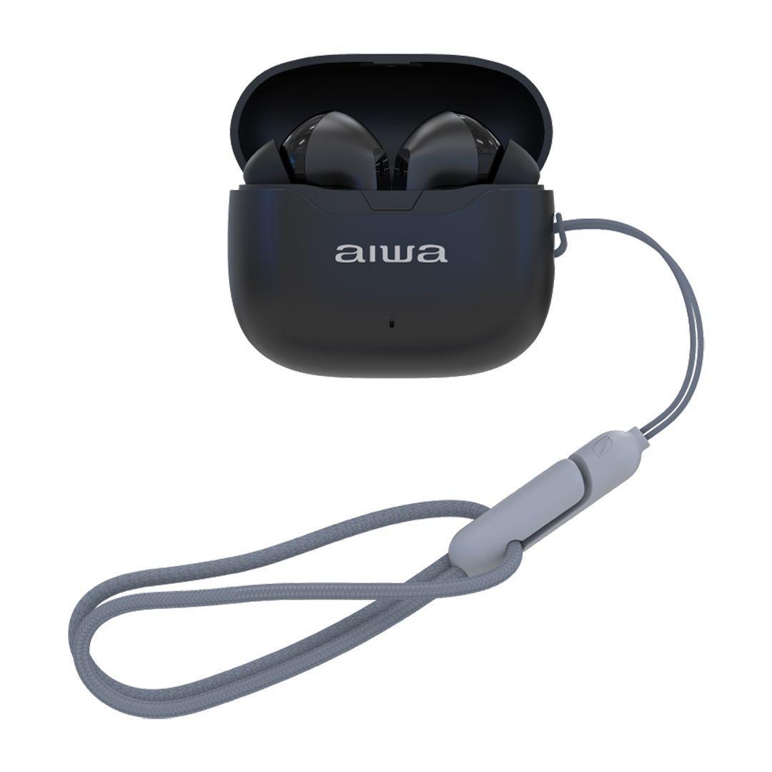 Audífonos In Ear Bluetooth Táctil con Función TWS y Cancelación de Ruido / Aiwa Modelo AWTWSG50ANCB-2