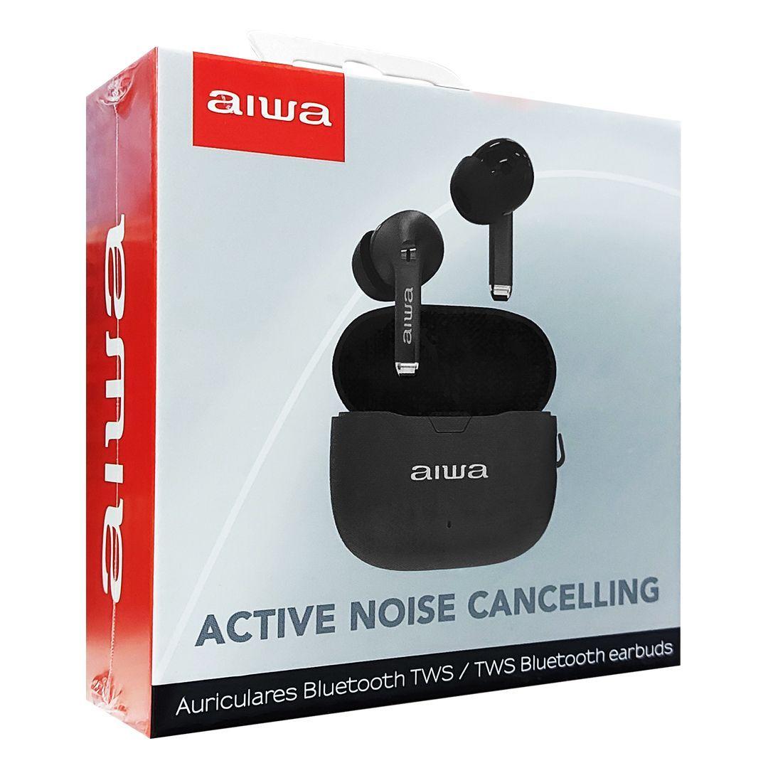Audífonos In Ear Bluetooth Táctil con Función TWS y Cancelación de Ruido / Aiwa Modelo AWTWSG50ANCB-6