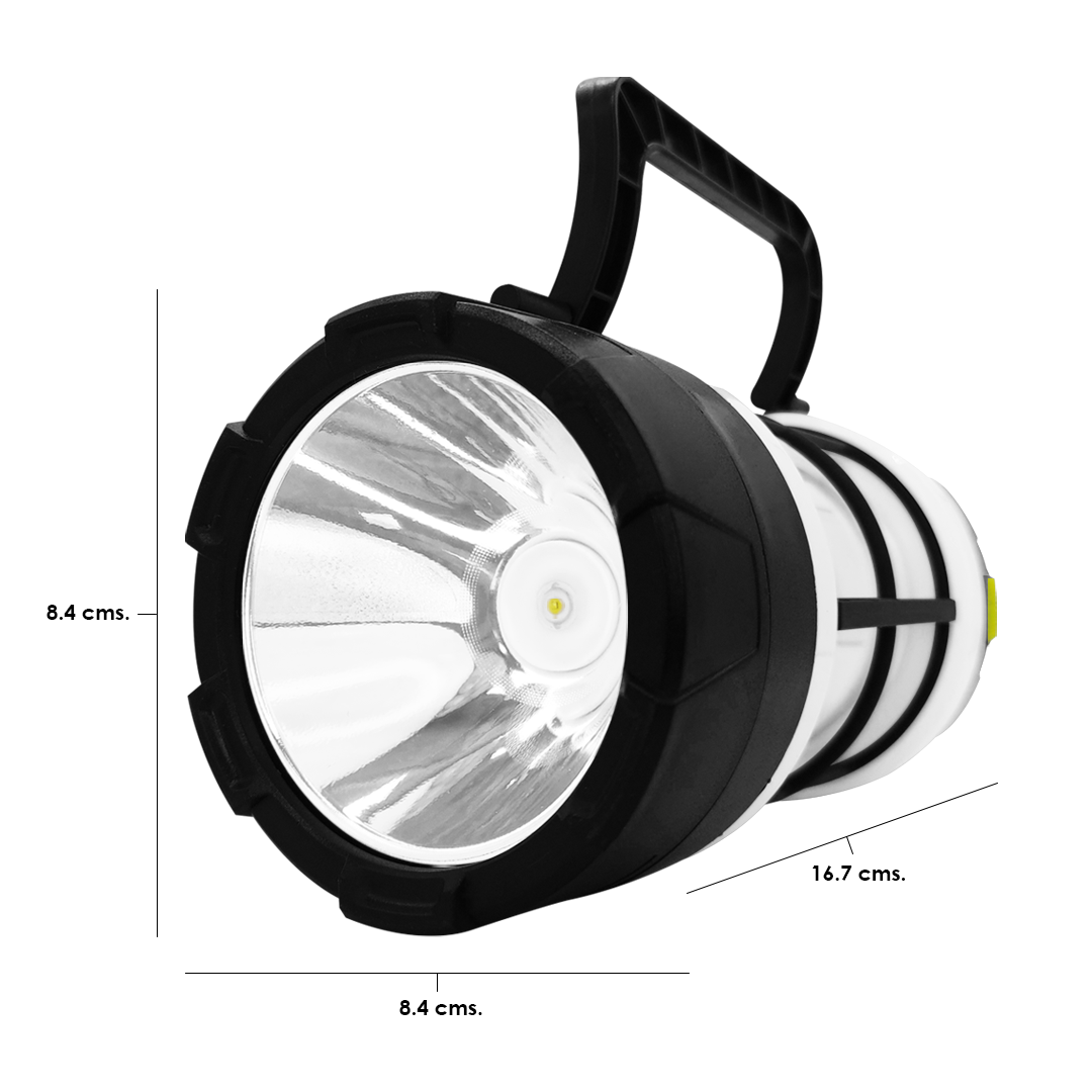 Linterna Portable Impermeable de Carga Solar para Camping - 10W. - 5 Modos de Luz / IRM-2