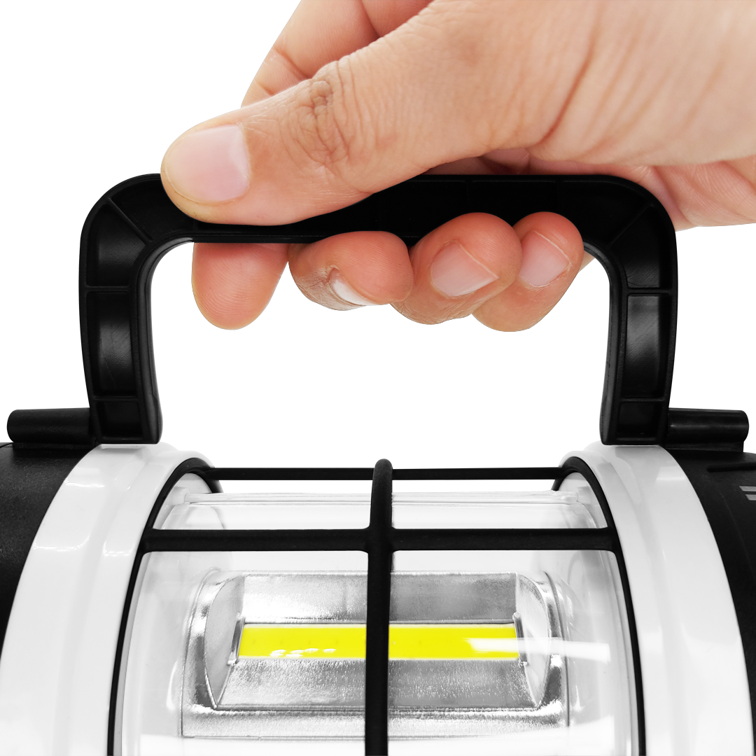 Linterna Portable Impermeable de Carga Solar para Camping - 10W. - 5 Modos de Luz / IRM-6