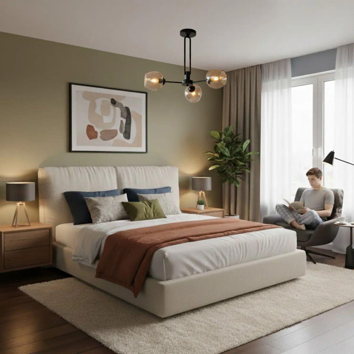 Lámpara Techo Diseño Minimalista Contemporáneo Hogar Jhn-2