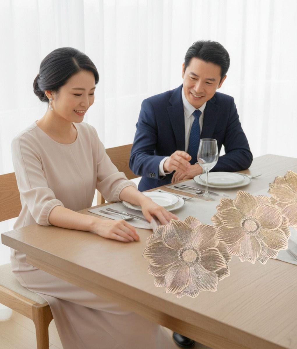 Set 3 Camino Mesa Floral Decorativo Elegante Hogar Jhn-3