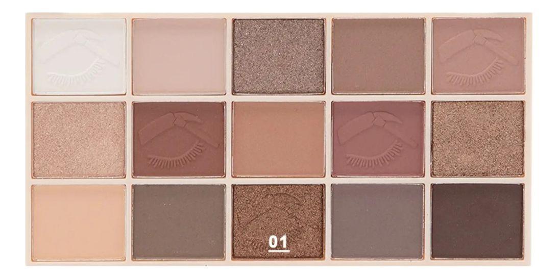 Set 2 Sombra Ojos Paleta 15 Tonos Vibrante Duradera Jhn-8