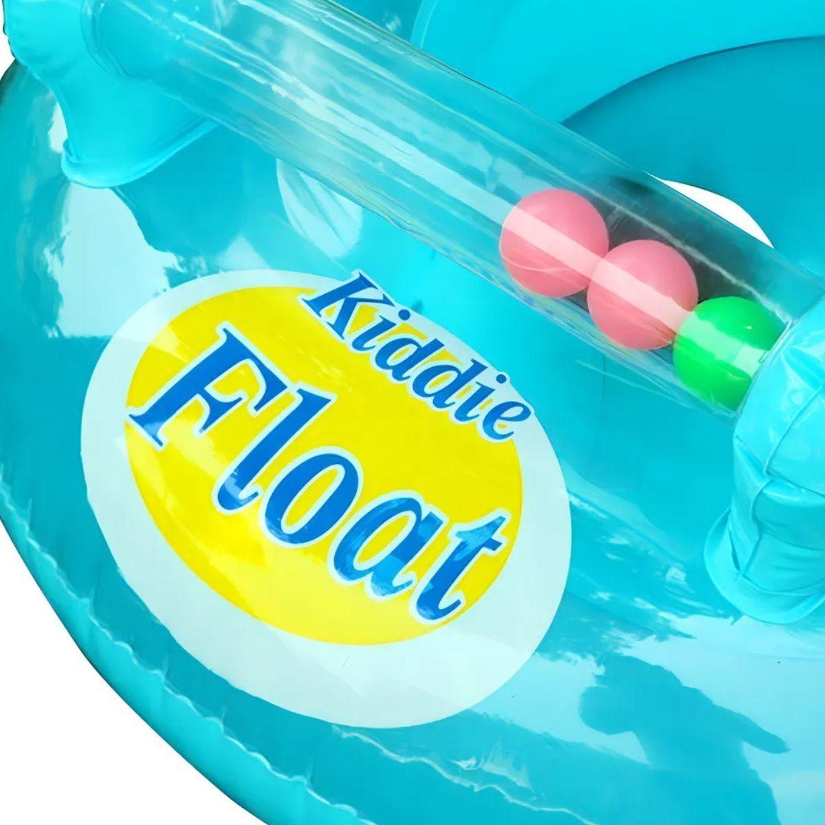 FLOTADOR INFLABLE PARA BEBE CAMPANA Y TOLDO PISCINA LAU-5