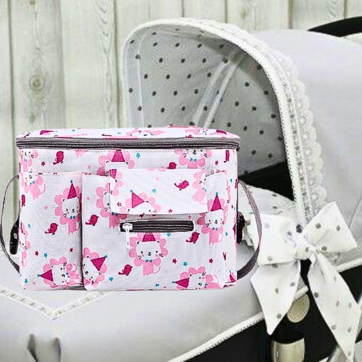 Mochila Pañalera Bolso Maternal Impermeable Mama Bebe Lau-4